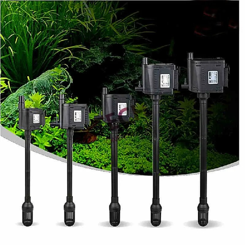 Marine Aquarium Overflow Box - 220-240โวลต์6วัตต์12วัตต์20วัตต์25วัตต์45วัตต์sunsun 3 in 1หลายฟังก์ชั่นปั๊มจุ่ม+กรอง+เพิ่มออกซิเจนสำหรับพิพิธภัณฑ์สัตว์น้ำปลาถัง