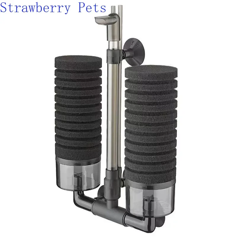 Marine Aquarium Overflow Box - ใหม่AquariumสําหรับAquarium Fish Tank Airปั๊มSkimmerฟองน้ําชีวเคมีกรองAquariumตัวกรองชีวภาพFiltro Aquario
