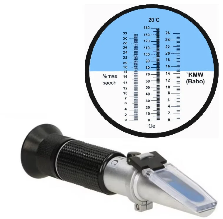 Refractometer Salinity - เครื่องวัดความเค็มแบบพกพา 0-100% สำหรับตู้ปลา ATC Refractometer 1.000-1.070
