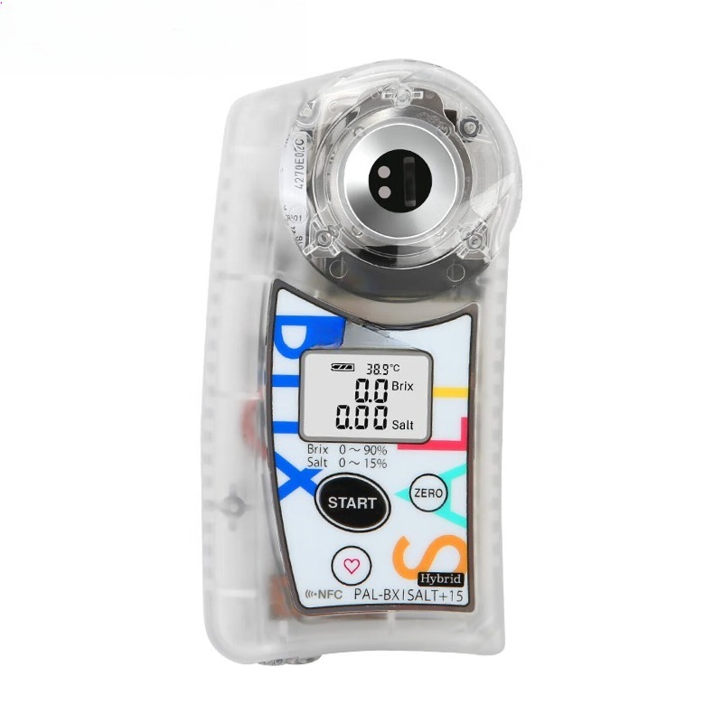 Refractometer Salinity - เครื่องวัดปริมาณน้ำตาลและเครื่องวัดความเค็มในเครื่องเดียว, เครื่องวัดค่าดัชนีหักเหแสงแบบดิจิตอล, เครื่องตรวจจับน้ำตาลและความเค็ม