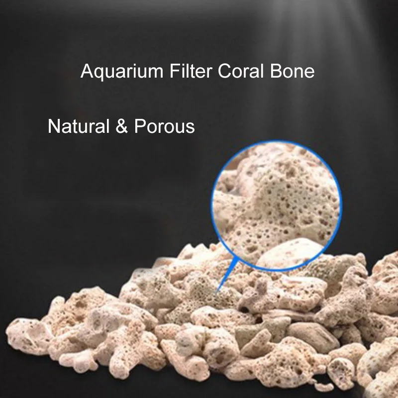 Calcium Reactor Media - ธรรมชาติคุณภาพสูง Coral กระดูกลูกชีวเคมีกรองแบคทีเรียไนเตรท House ทำความสะอาดถังปลาน้ำวัสดุ