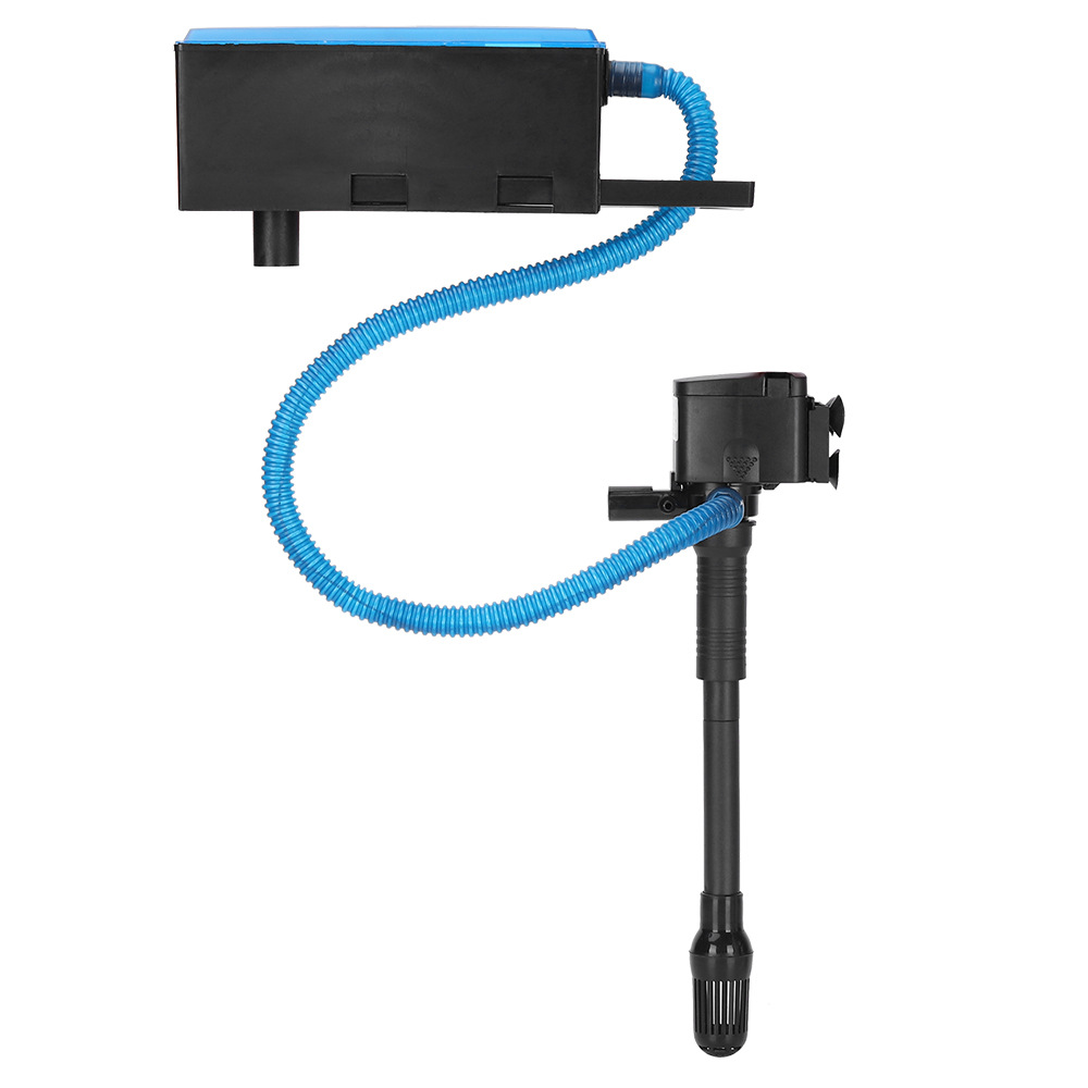 Marine Aquarium Overflow Box - 3in1สายพานกรองด้านบนให้ออกซิเจน BOX FILTER ถังน้ำมันใต้น้ำสำหรับตู้ปลา