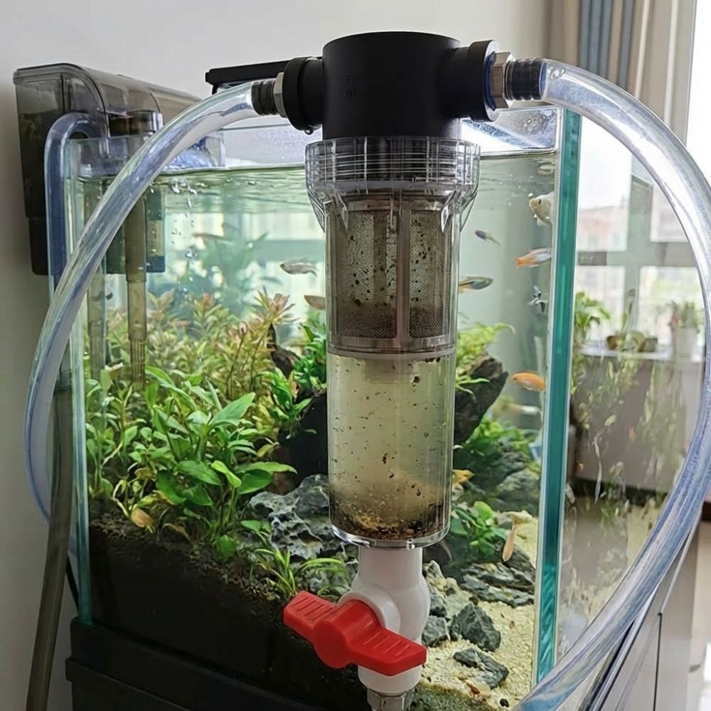 Marine Aquarium Overflow Box - ตัวกรองตะกอนในตู้ปลาแบบสแตนเลส ขนาด 1/2 3/4 นิ้ว เกลียวใน
