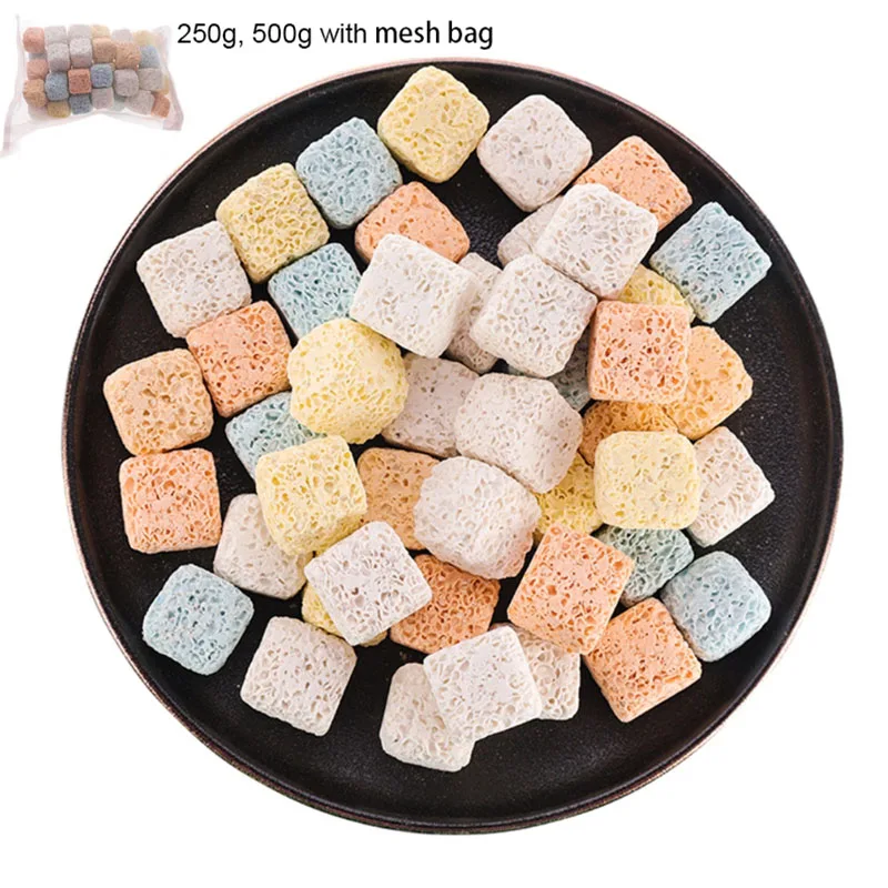 Calcium Reactor Media - ตัวกรองแบบลูกบอลชีวเคมีลูกชีวภาพใหม่100กรัม250กรัม500กรัมสำหรับตู้ปลาอุปกรณ์กรองสำหรับตู้ปลาคุณภาพสูง