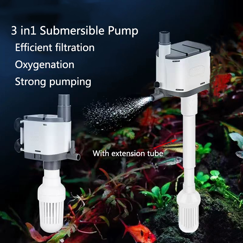 Marine Aquarium Overflow Box - 3W 6W ปั๊มน้ําถังปลา Aquarium 220 V-240