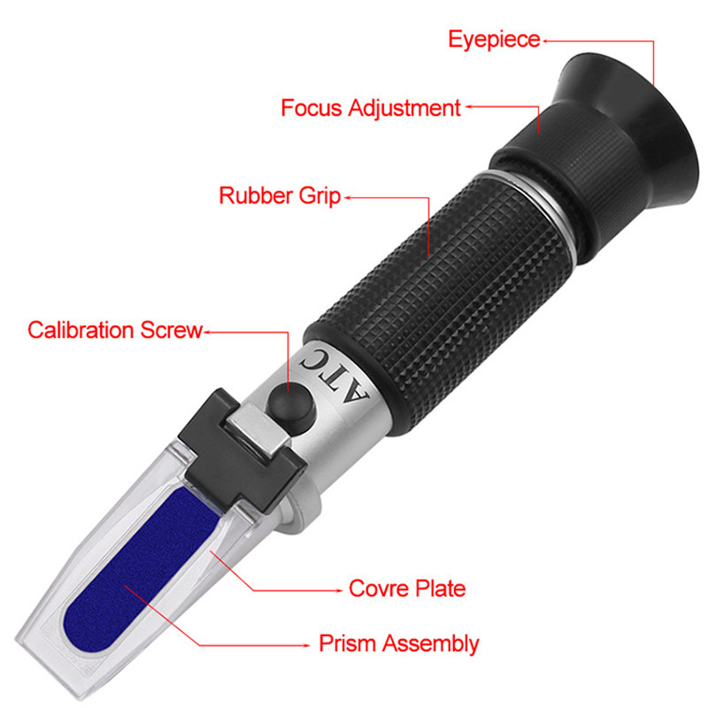 เครื่องวัดน้ำตาลแบบใช้มือถือ0- - Refractometer Salinity บทวิจารณ์และราคา