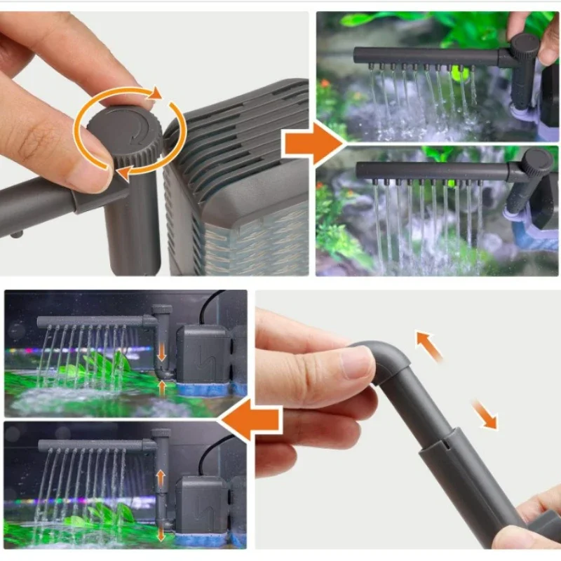 3-IN-1 Silent Aquarium ตัวกรอง - Marine Aquarium Overflow Box บทวิจารณ์และราคา