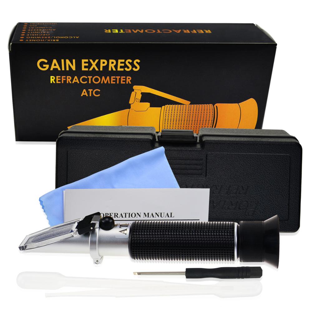 เครื่องวัดความเค็มแบบพกพา ATC  - Refractometer Salinity บทวิจารณ์และราคา