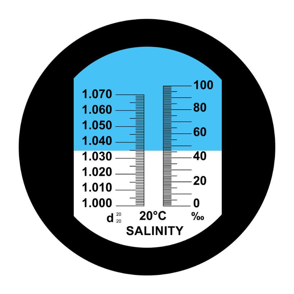 เครื่องวัดความเค็มแบบพกพา ATC  - Refractometer Salinity บทวิจารณ์และราคา