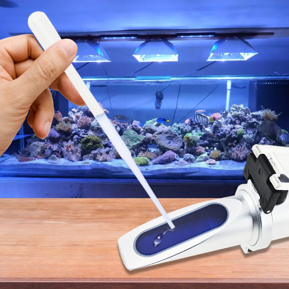เครื่องวัดความเค็มแบบพกพา ATC  - Refractometer Salinity บทวิจารณ์และราคา