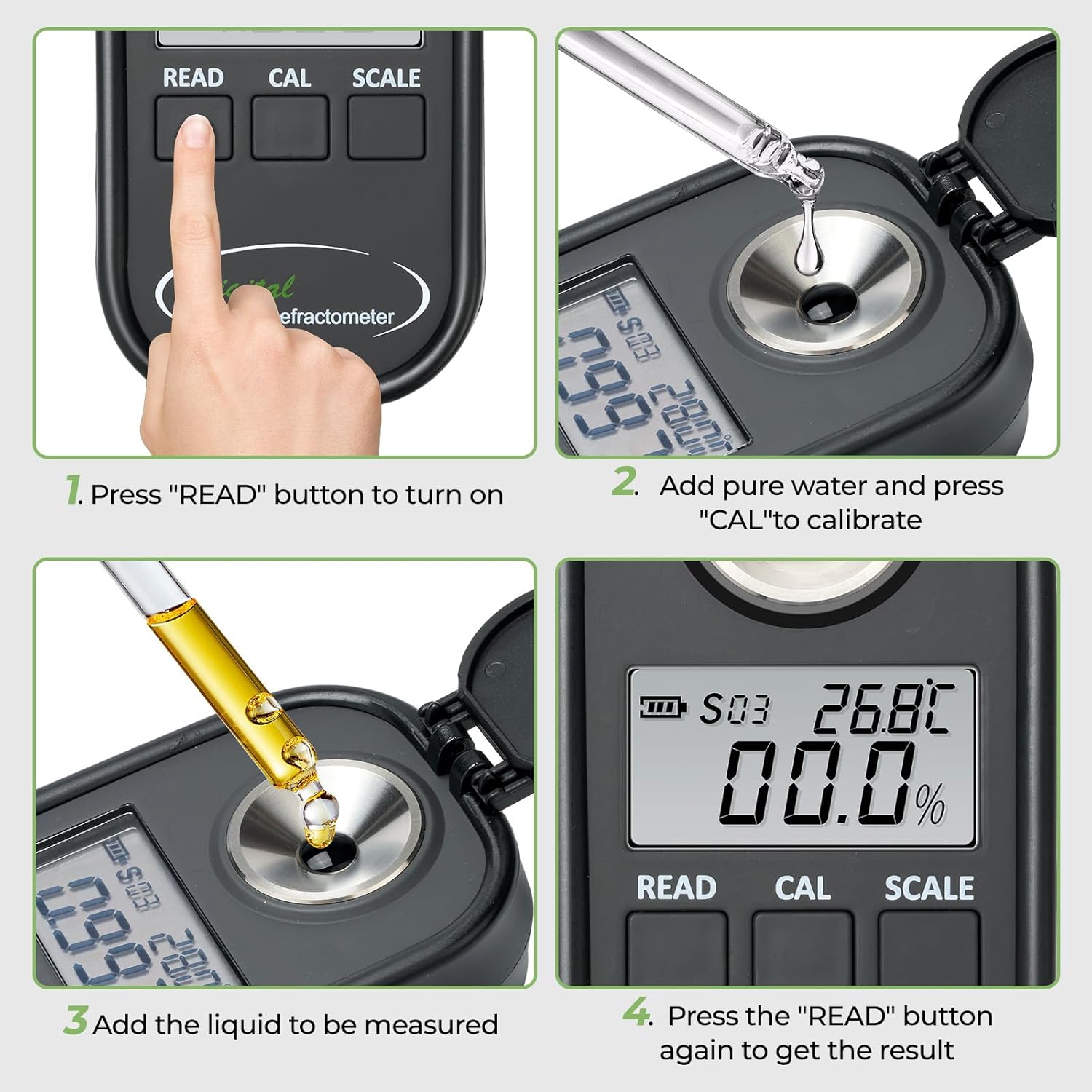 เครื่องวัดค่าการหักเหของแสงแบบ - Refractometer Salinity บทวิจารณ์และราคา