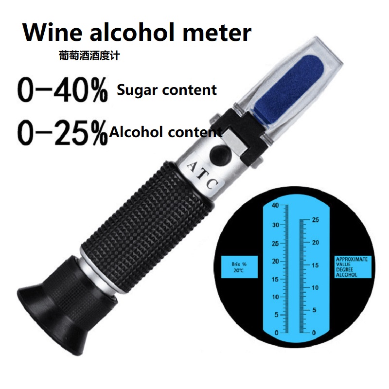แบบพกพาเครื่องวัดแอลกอฮอล์ที่ถ - Refractometer Salinity บทวิจารณ์และราคา