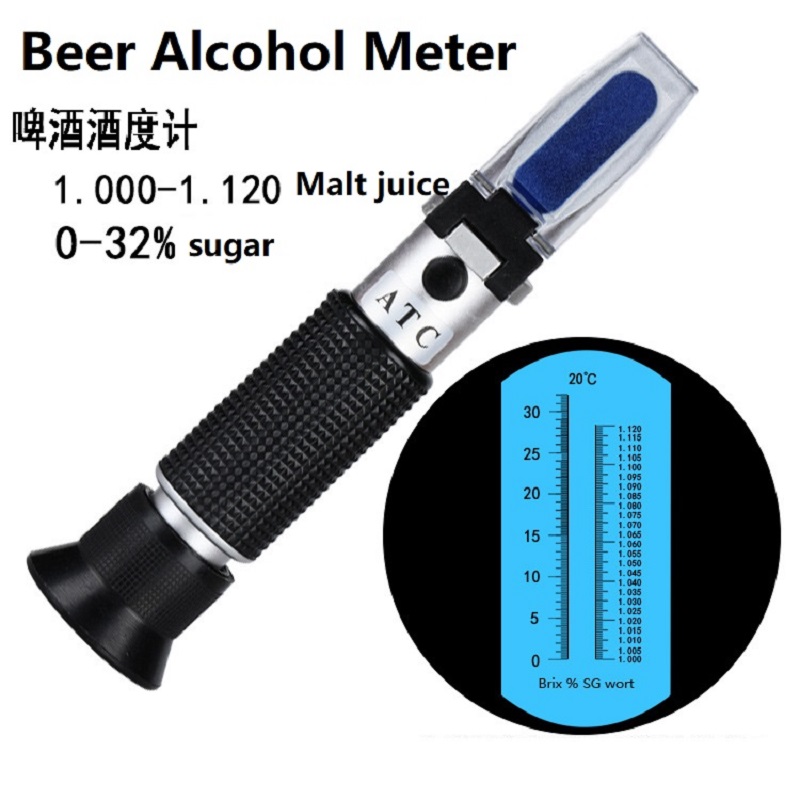 แบบพกพาเครื่องวัดแอลกอฮอล์ที่ถ - Refractometer Salinity บทวิจารณ์และราคา