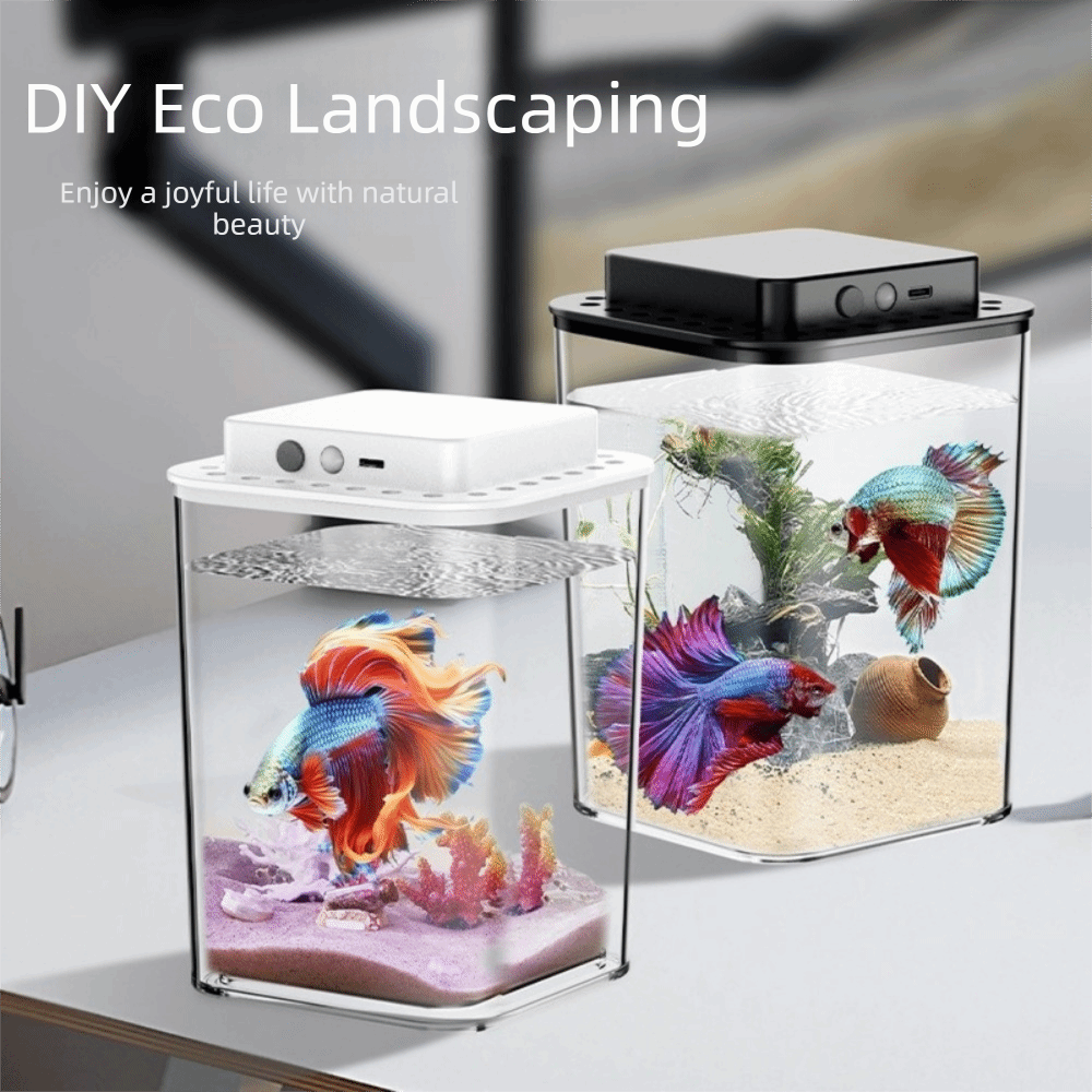 ตู้ปลาเบตต้าใสพร้อมไฟ LED อัจฉ - Marine Aquarium With Sump บทวิจารณ์และราคา