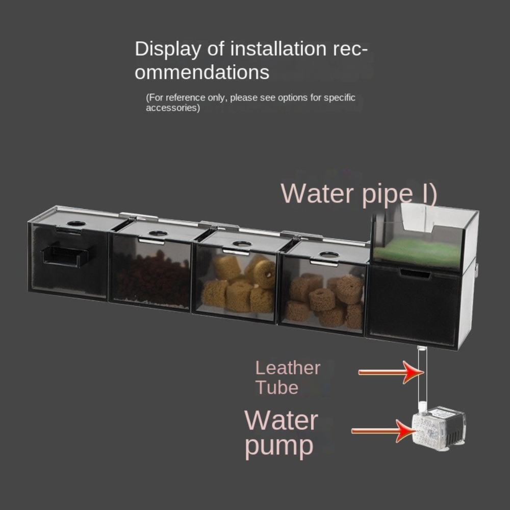 กล่องกรองน้ำตู้ปลาแบบสาม-in-หน - Marine Aquarium Overflow Box บทวิจารณ์และราคา