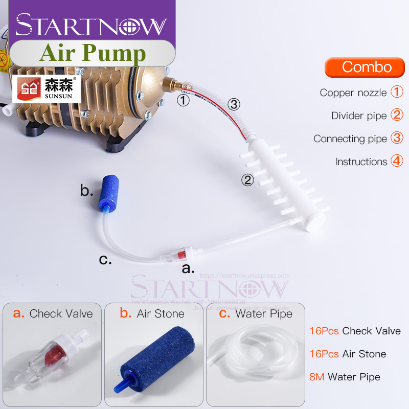 ปั๊มลมแม่เหล็กไฟฟ้า SUNSUN รุ่ - Marine Aquarium Uv Sterilizer บทวิจารณ์และราคา