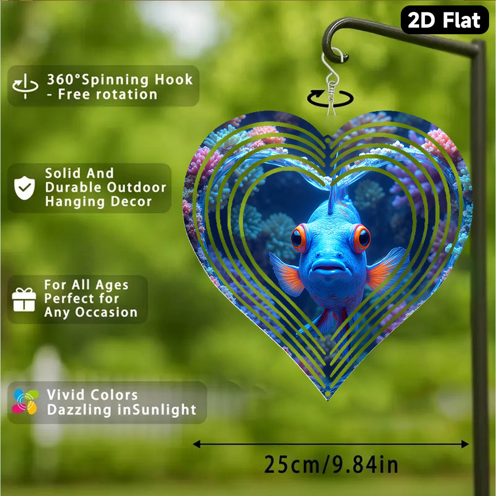 โมบายลมรูปปลาแมนดารินสีน้ำเงิน - Aquarium Marine Blue บทวิจารณ์และราคา