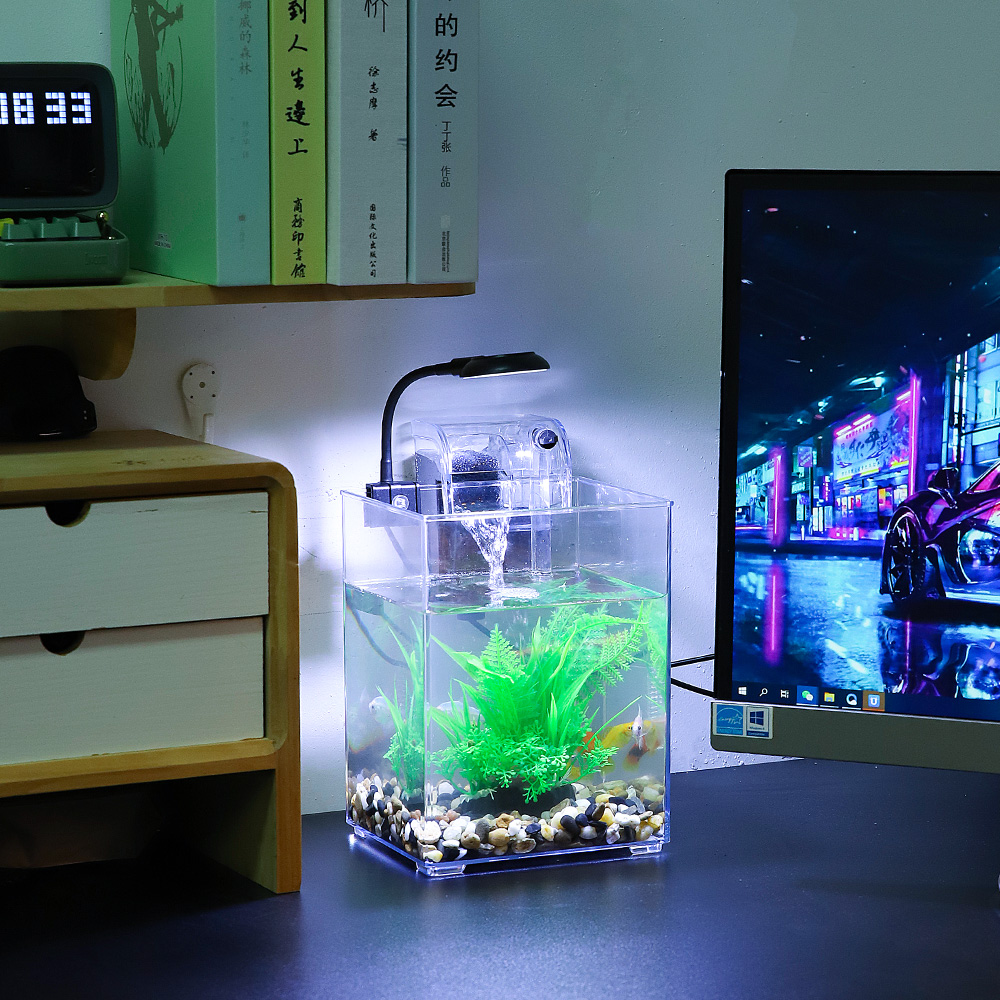ชุดถังปลาเดสก์ท็อป USB-ติดตั้ง - Marine Aquarium With Sump บทวิจารณ์และราคา